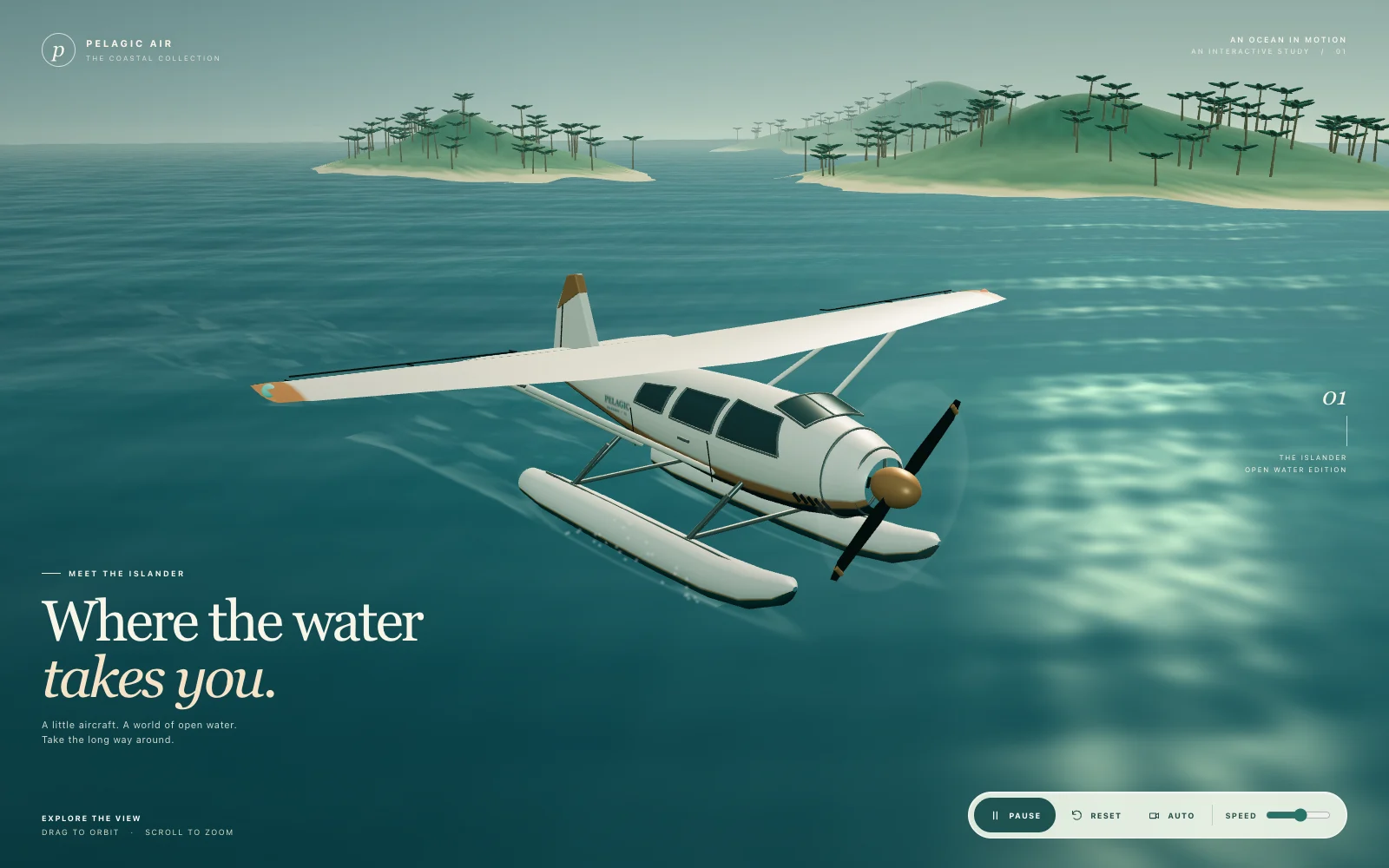 GPT-6.1 Terra Max: original seaplane front view.